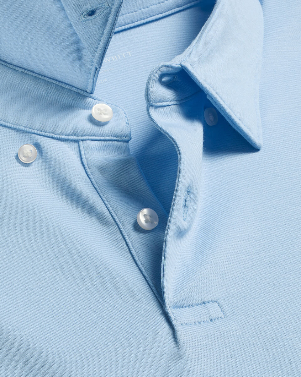 Smart Cotton Polo – Sky Blue