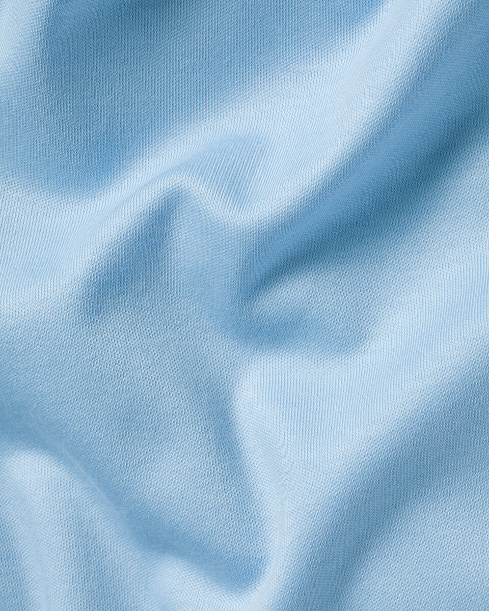 Smart Cotton Polo – Sky Blue