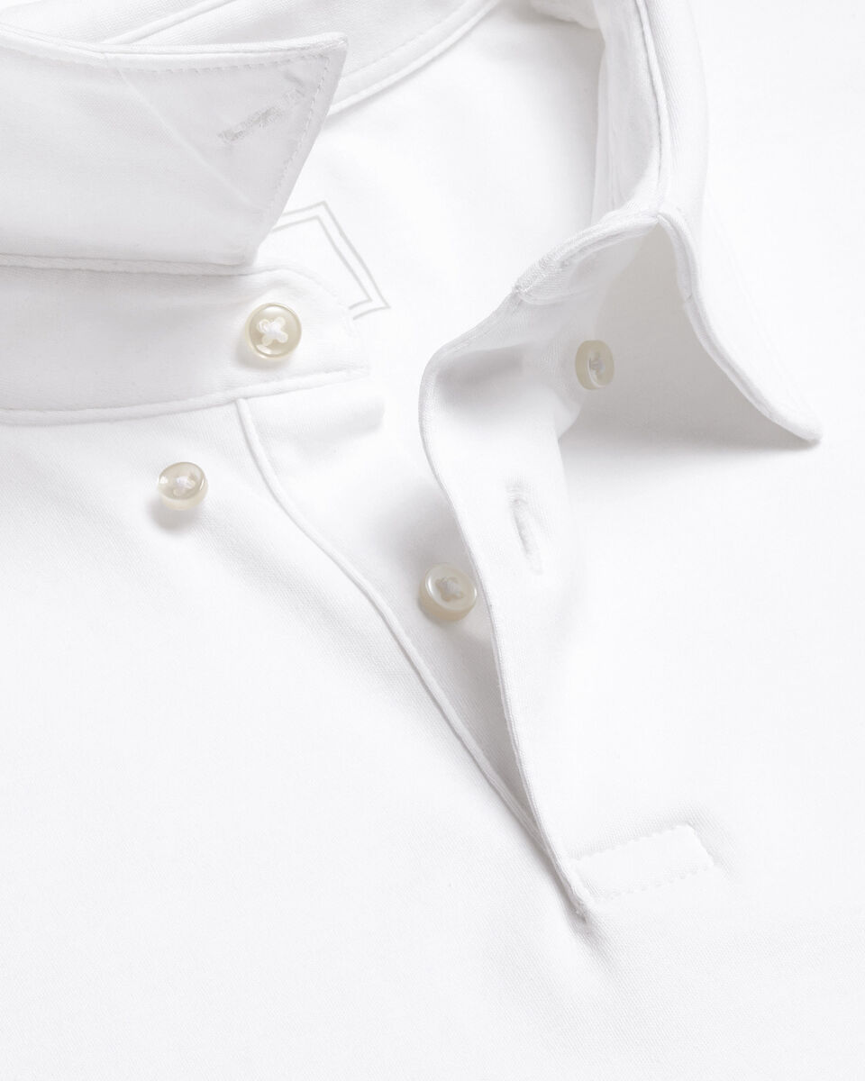 Smart Cotton Polo – White Secondary image