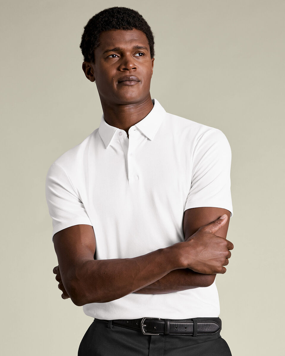 Smart Cotton Polo – White Main image