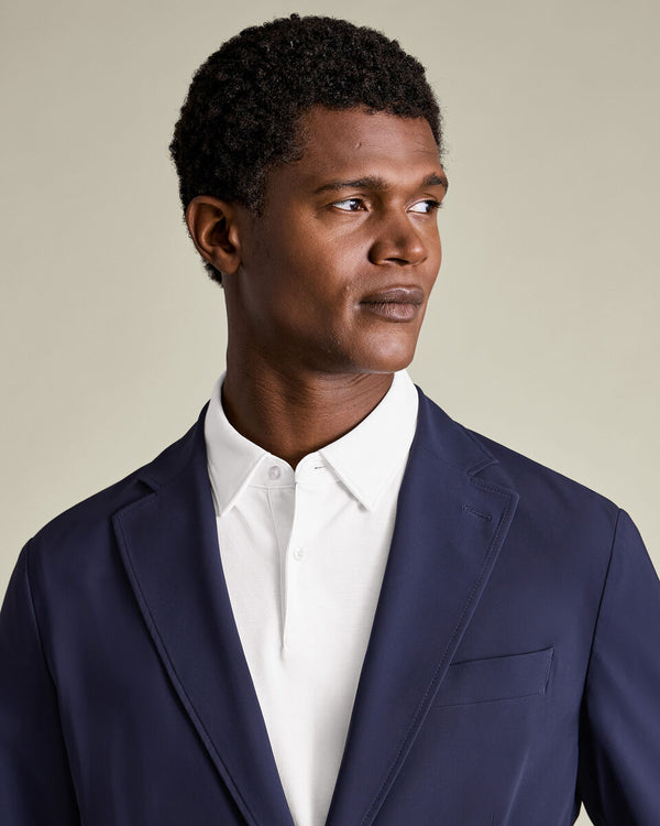 Smart Cotton Polo – White