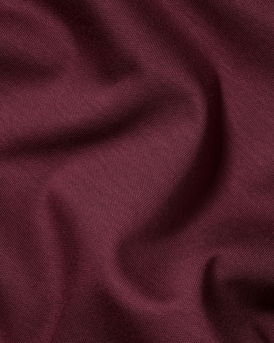 Smart Cotton Polo – Wine Red