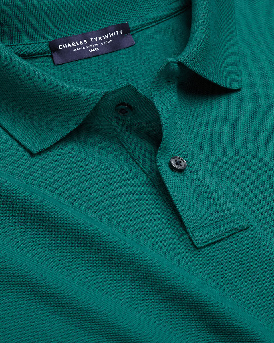 Pique Polo - Green Secondary image