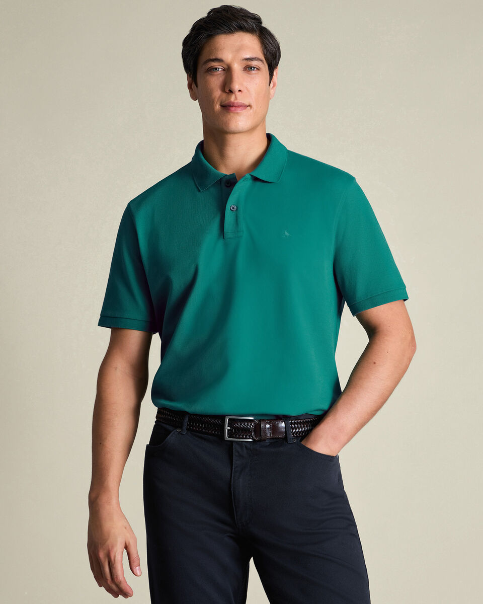 Pique Polo - Green Main image
