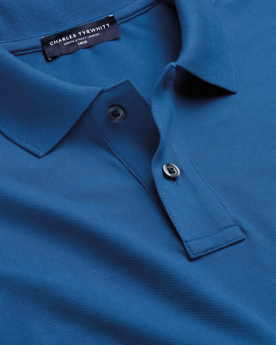 Pique Polo – Ocean Blue