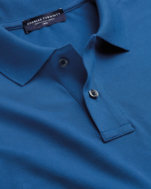 Pique Polo – Ocean Blue