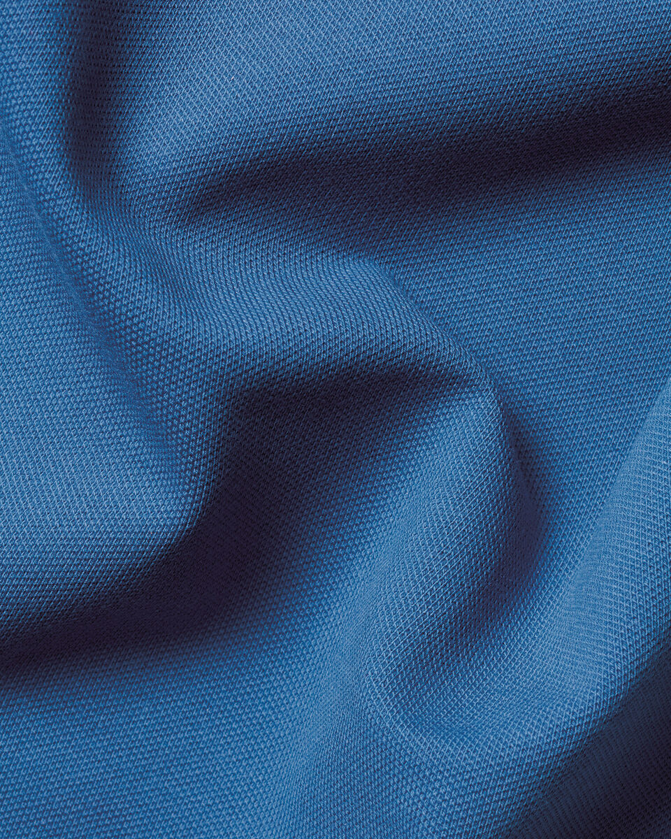 Pique Polo – Ocean Blue