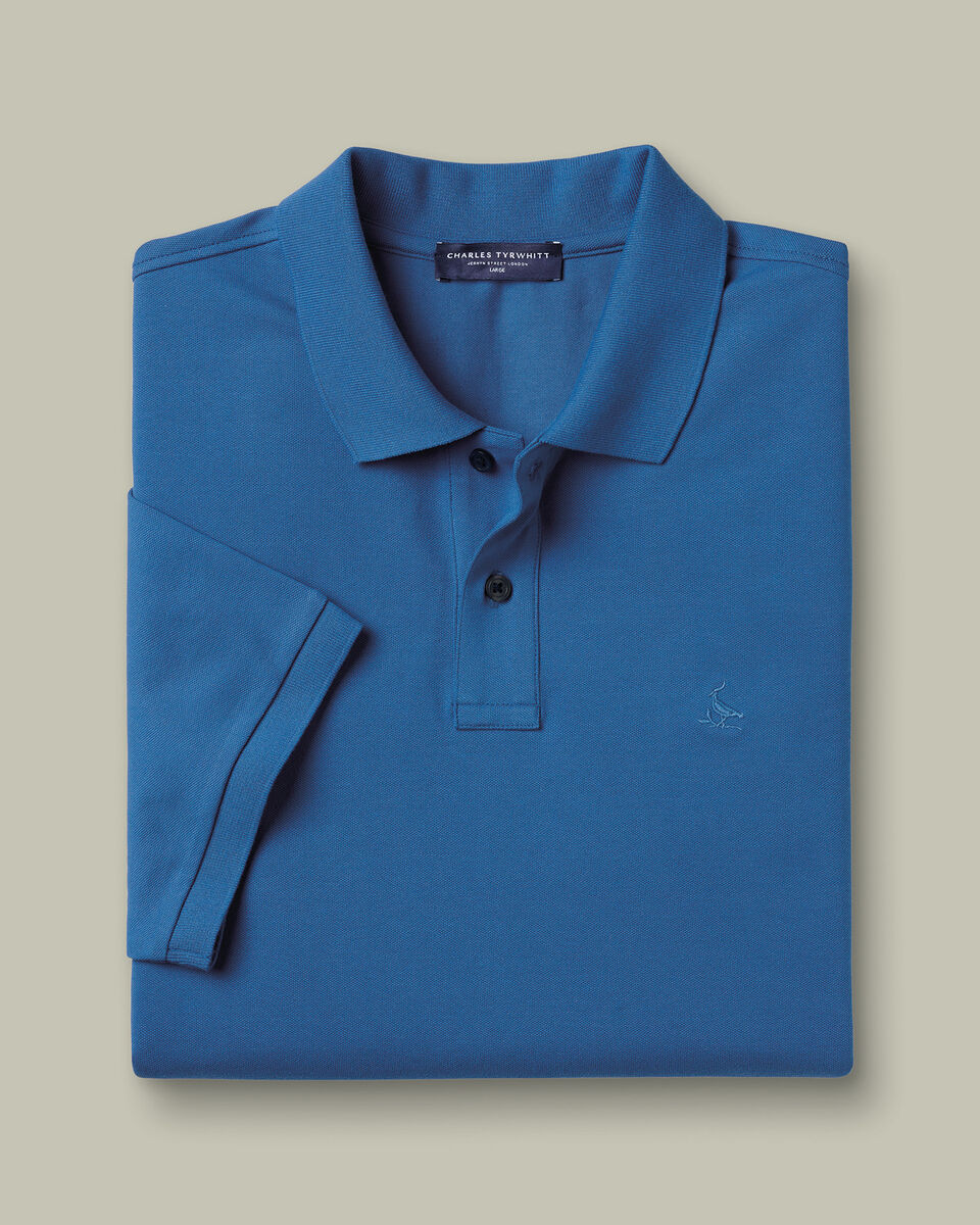 Pique Polo – Ocean Blue