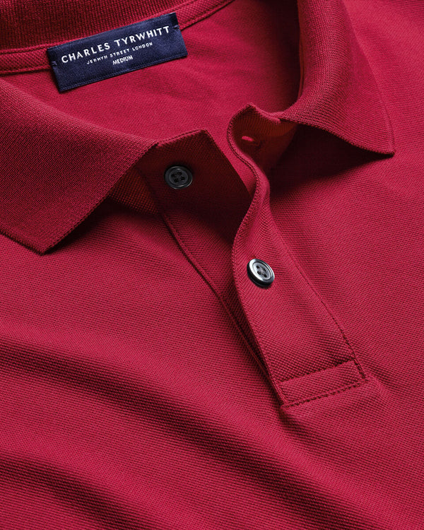 Pique Polo - Red
