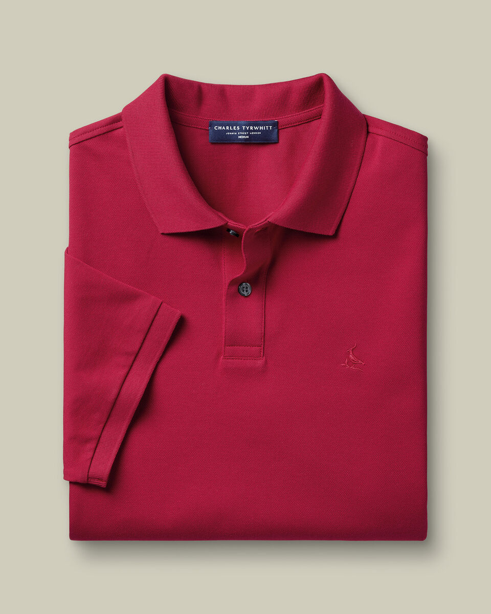 Pique Polo - Red