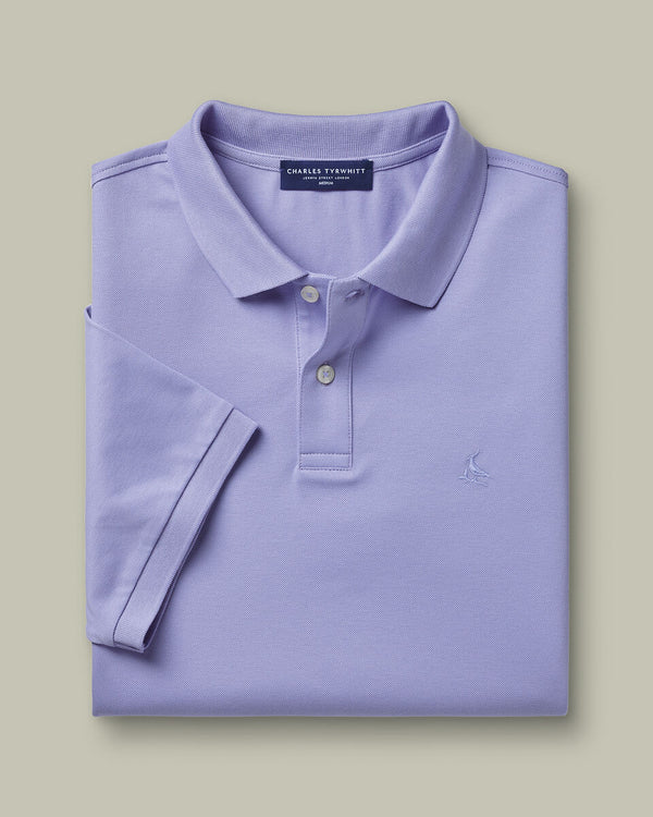 Pique Polo – Violet