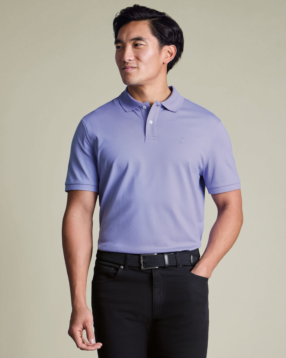 Pique Polo – Violet Main image