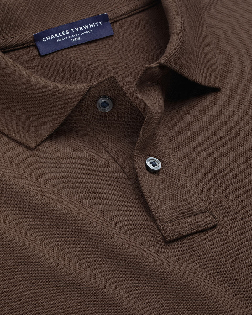 Pique Polo - Brown Secondary image