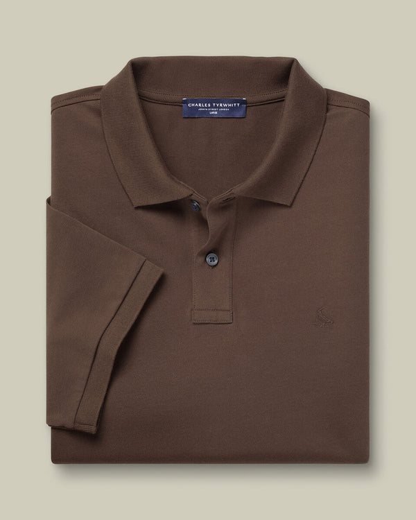 Pique Polo - Brown