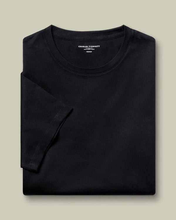 Pure Cotton T-Shirt - Black