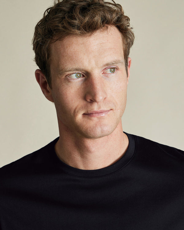Pure Cotton T-Shirt - Black