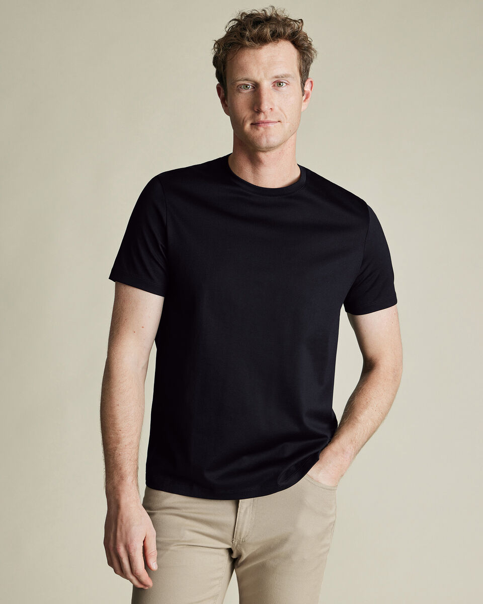 Pure Cotton T-Shirt - Black