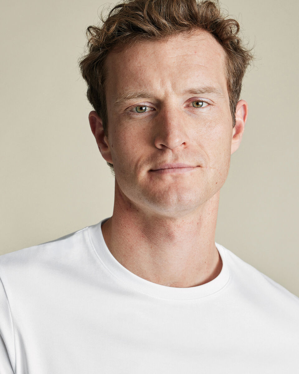 Pure Cotton T-Shirt - White Secondary image