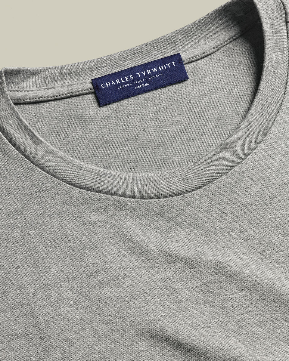Cotton T-Shirt - Light Gray
