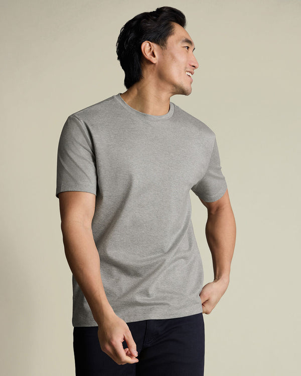 Cotton T-Shirt - Light Gray