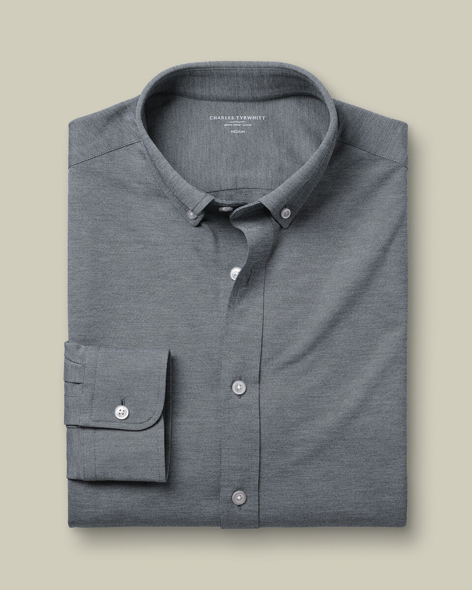 Performance Stretch Jersey Shirt - Flint Gray