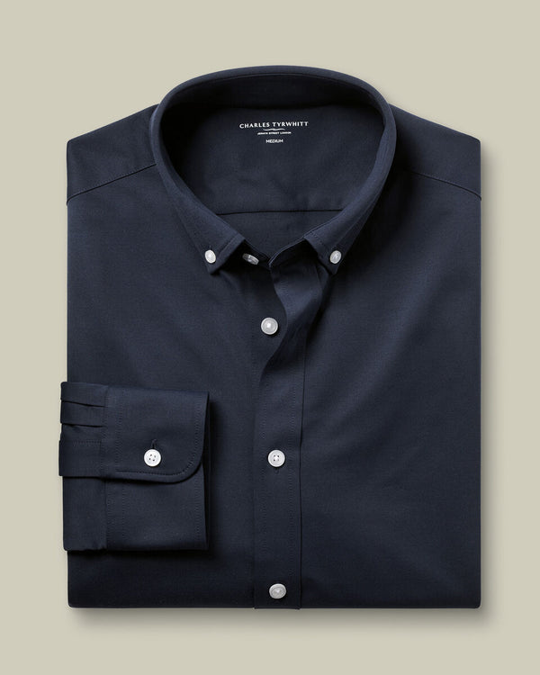 Performance Stretch Jersey Shirt - Navy