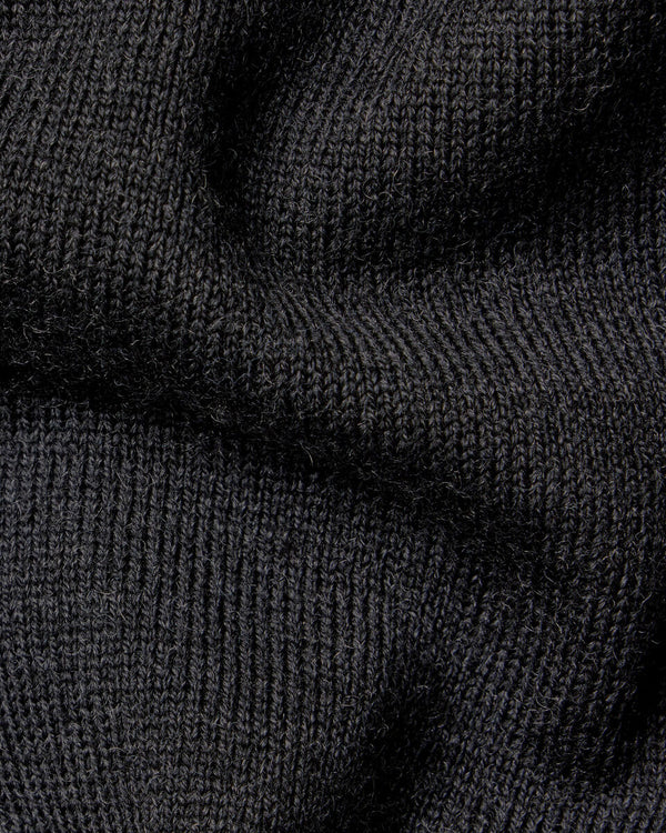 Merino Crew Neck Sweater - Charcoal Gray