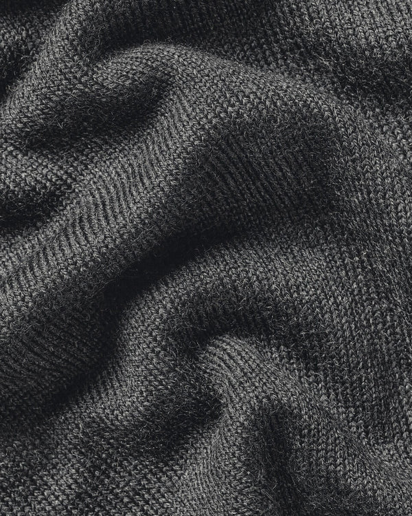Pure Merino Cardigan - Gray