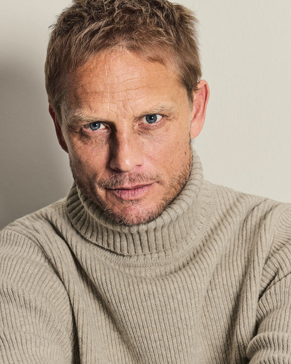 Chunky Pure Merino Turtleneck Sweater - Oatmeal