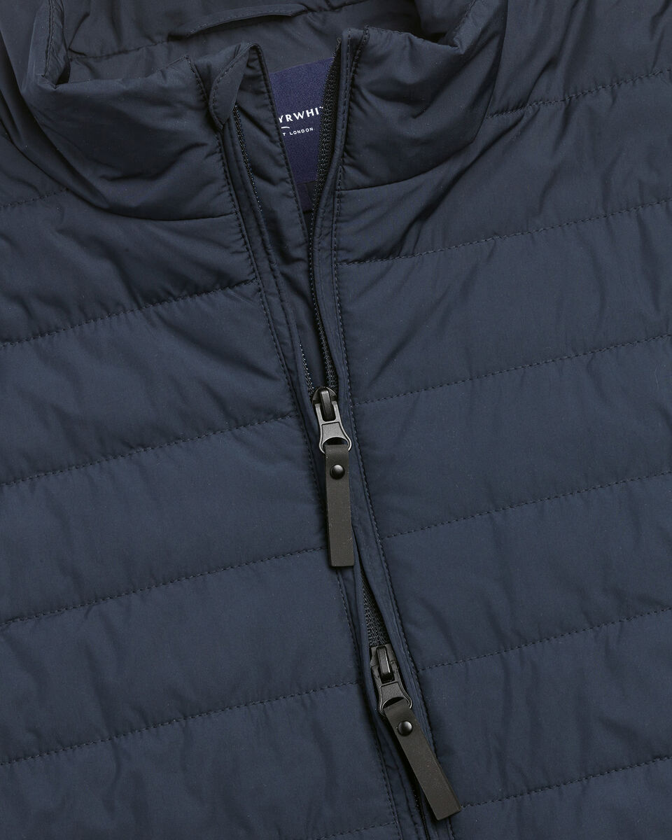 Lightweight Quilted Vest - Navy