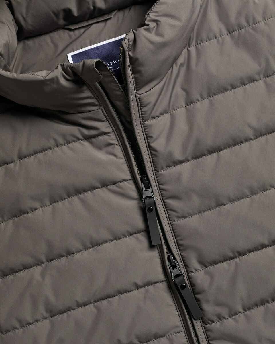 Lightweight Quilted Vest - Gray
