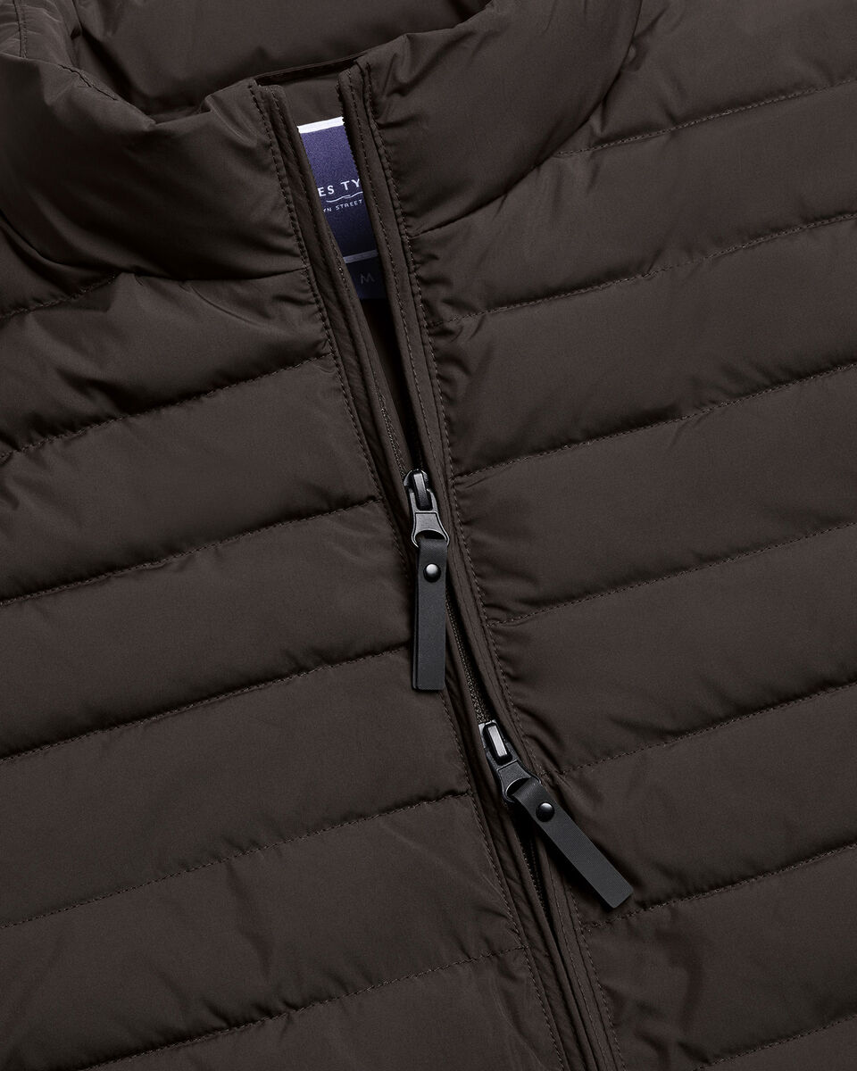 Lightweight Quilted Jacket - Chocolate Brown