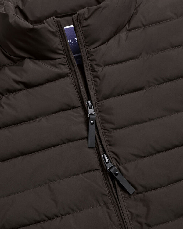 Lightweight Quilted Jacket - Chocolate Brown