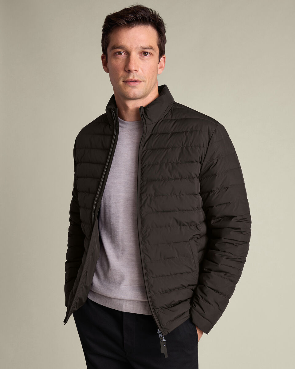 Lightweight Quilted Jacket - Chocolate Brown
