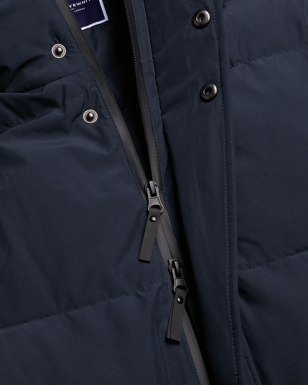 Puffer Coat - Navy