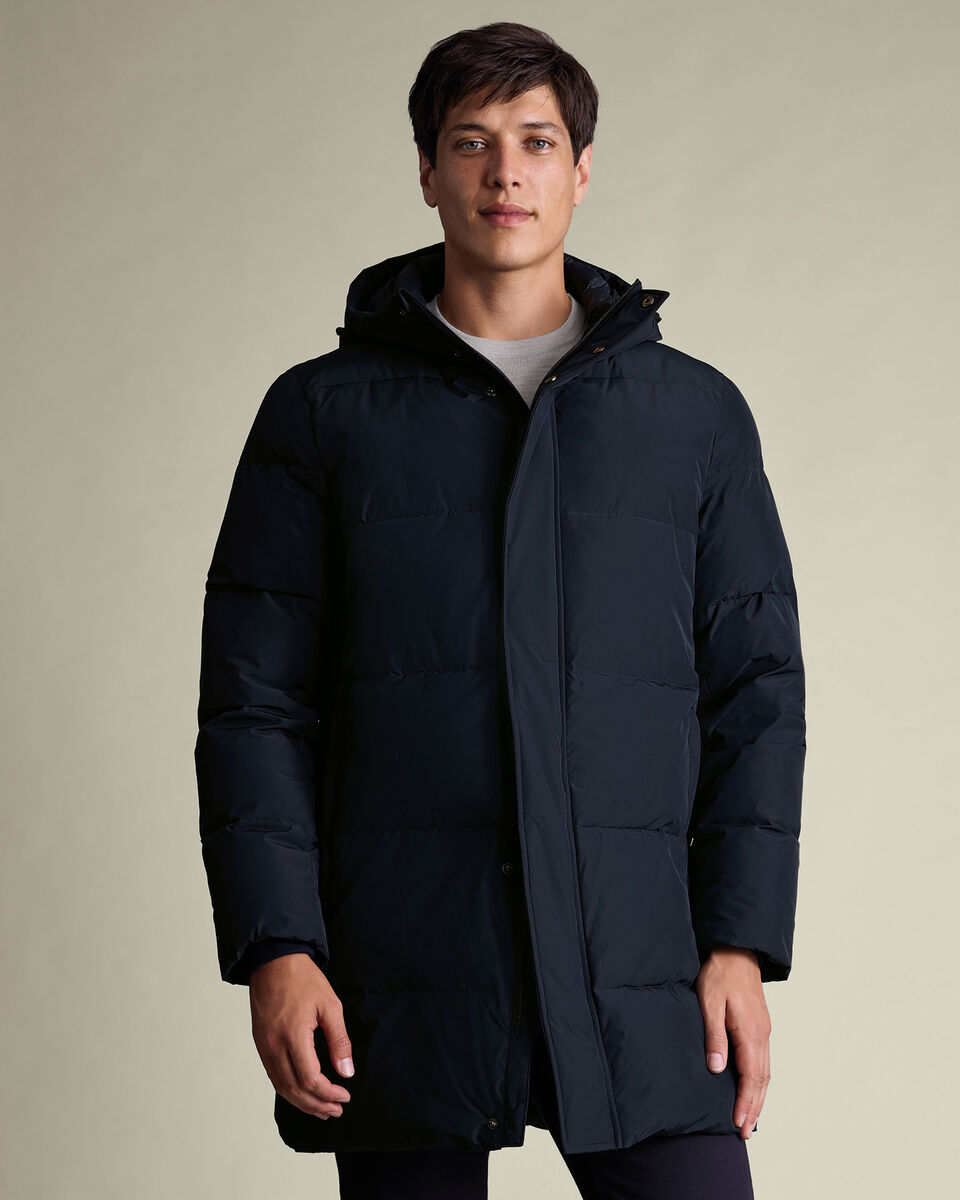 Puffer Coat - Navy Main image