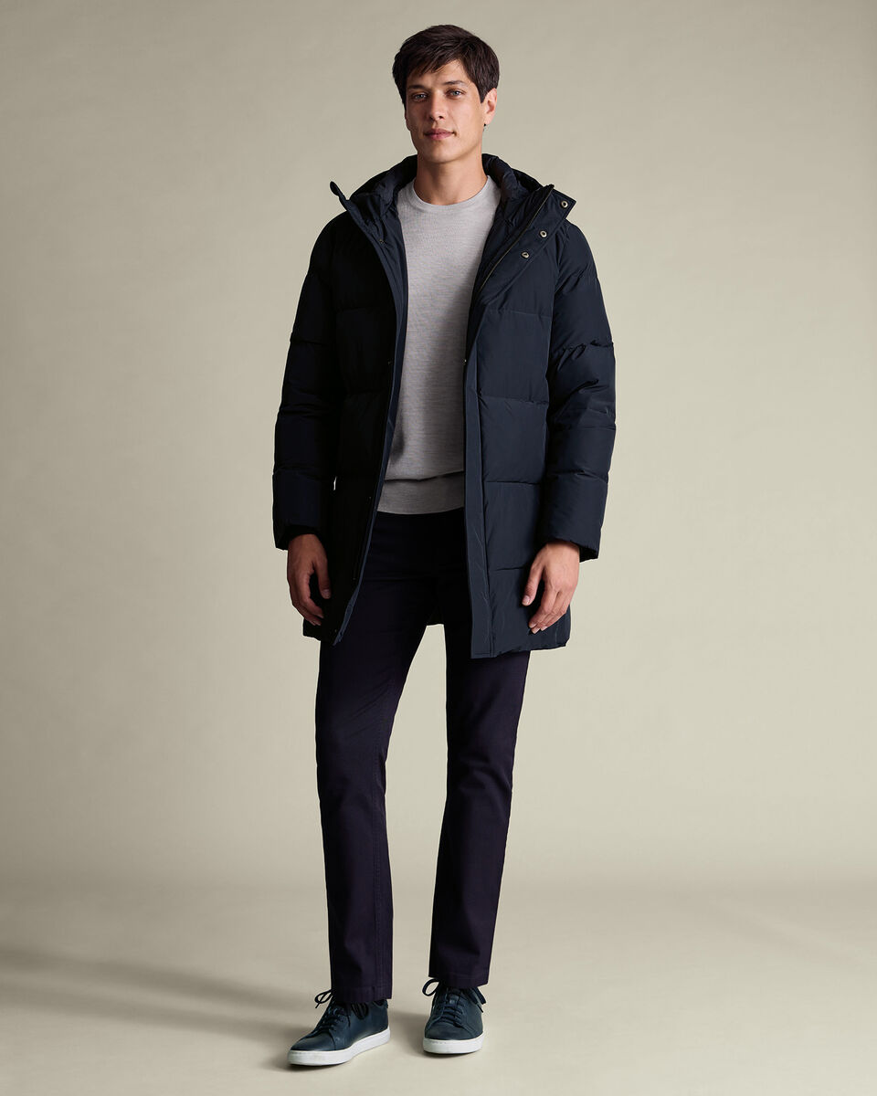 Puffer Coat - Navy