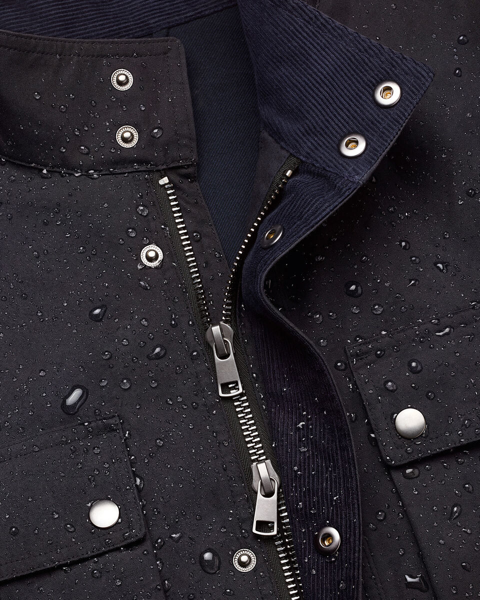 Waxed Jacket - Navy