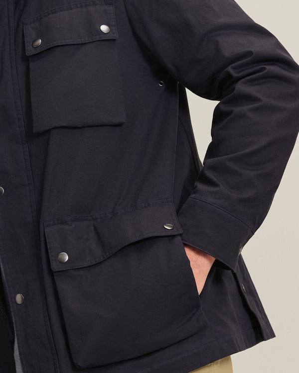 Waxed Jacket - Navy