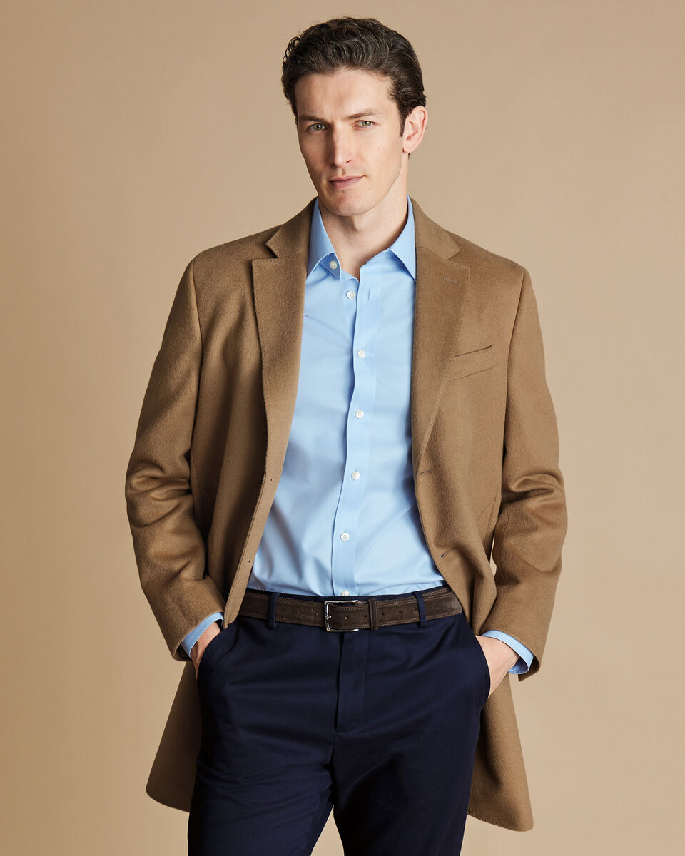 Light Camel Wool Overcoat Main image