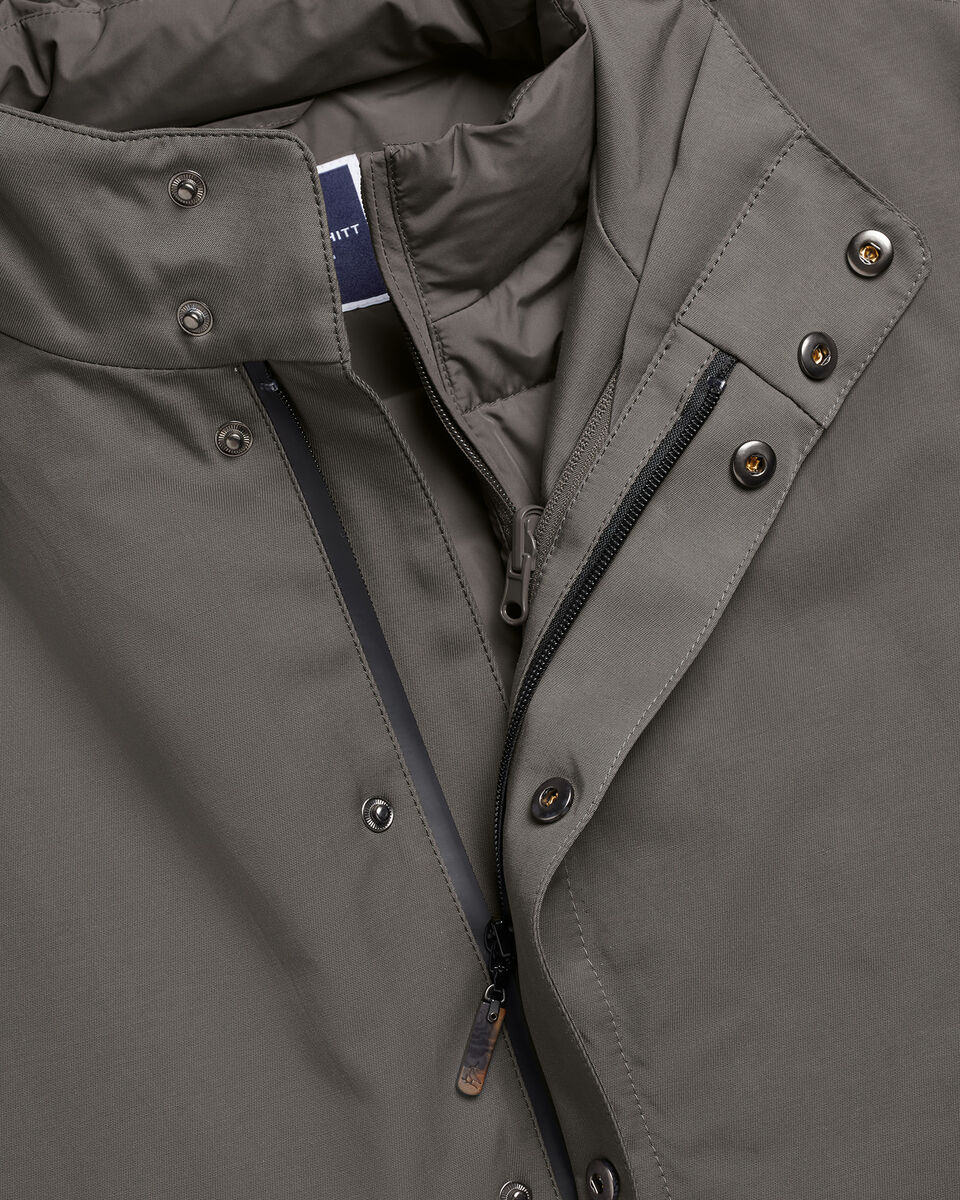 3 in 1 Rain Mac with Detachable Vest - Gray
