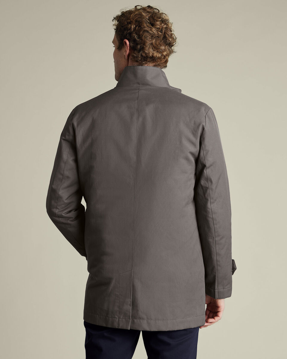 3 in 1 Rain Mac with Detachable Vest - Gray