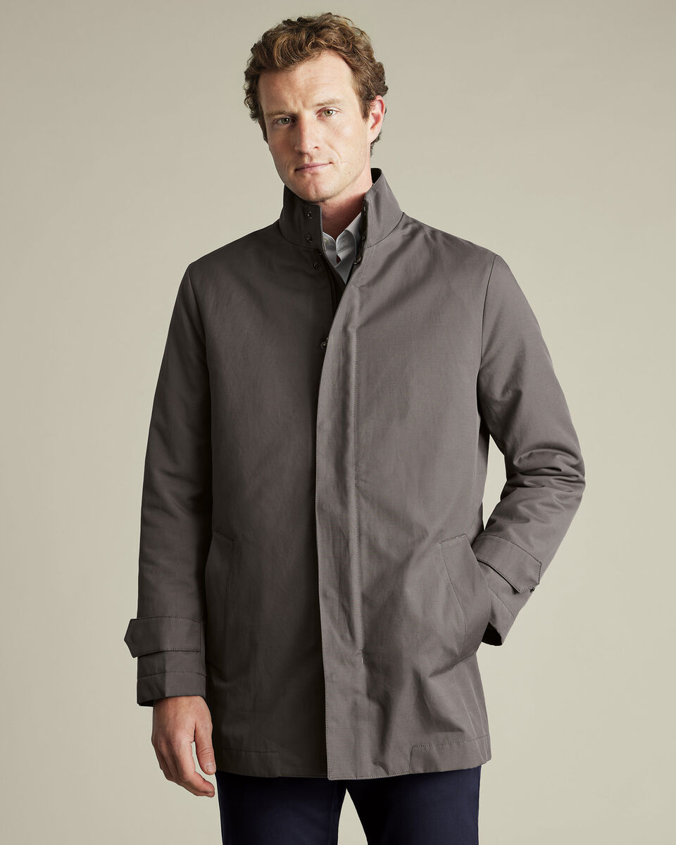 3 in 1 Rain Mac with Detachable Vest - Gray