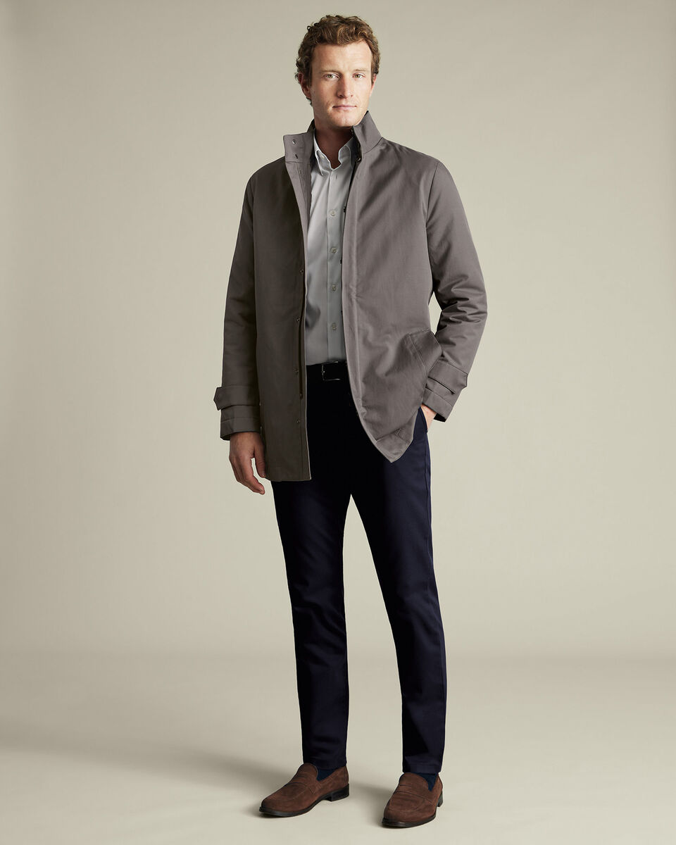 3 in 1 Rain Mac with Detachable Vest - Gray