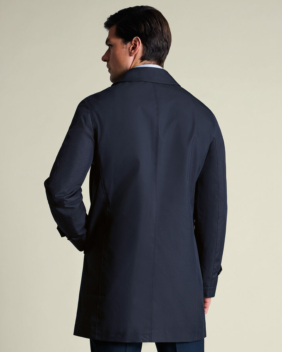 Showerproof Raincoat - Navy Secondary image