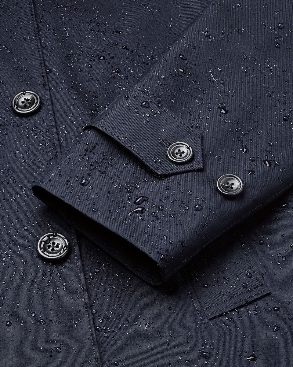 Showerproof Raincoat - Navy