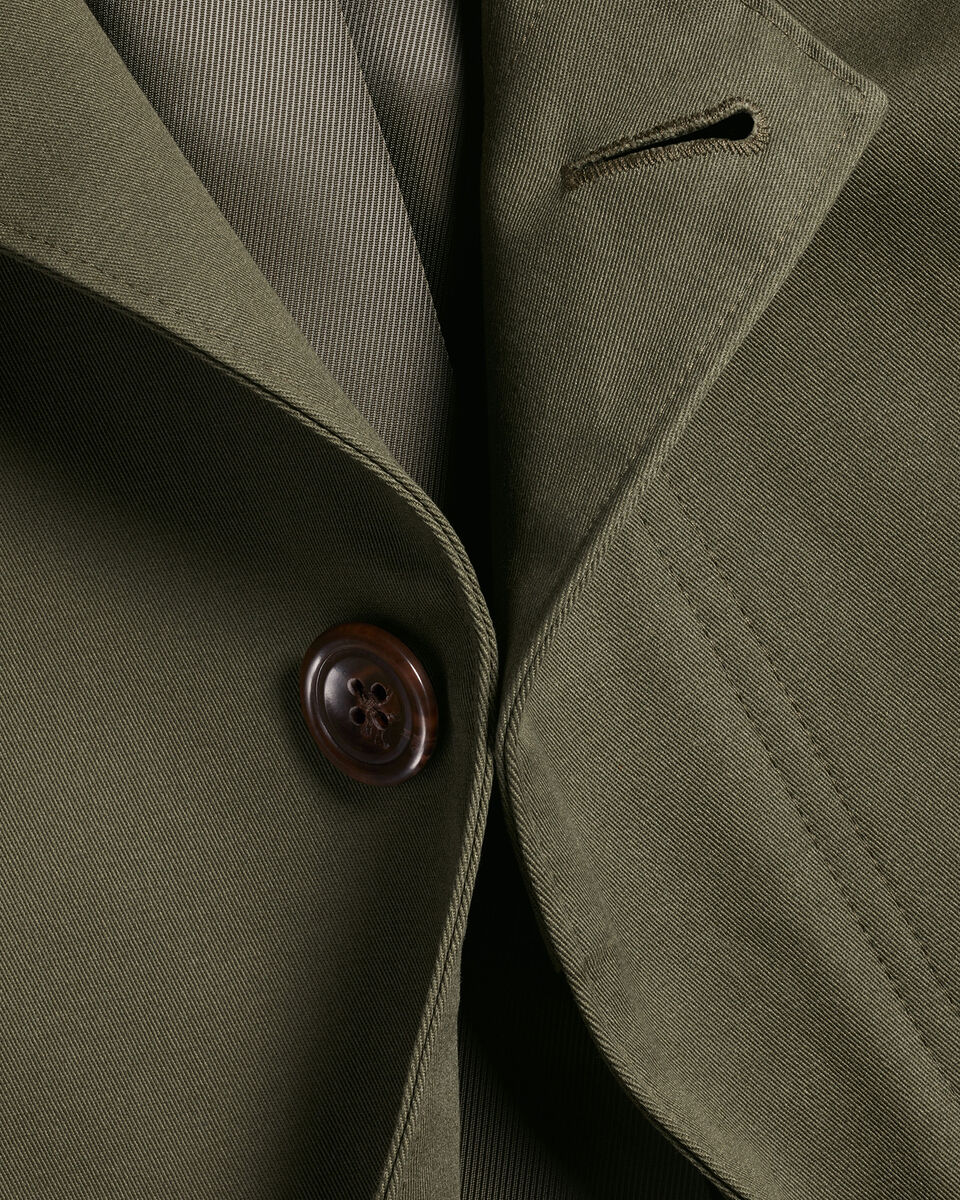 Showerproof Raincoat - Olive Green