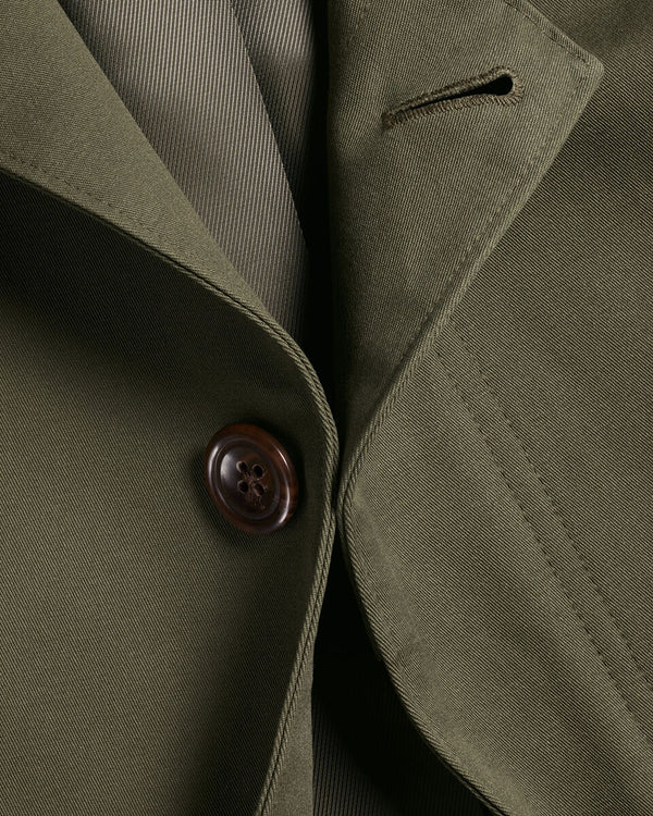 Showerproof Raincoat - Olive Green