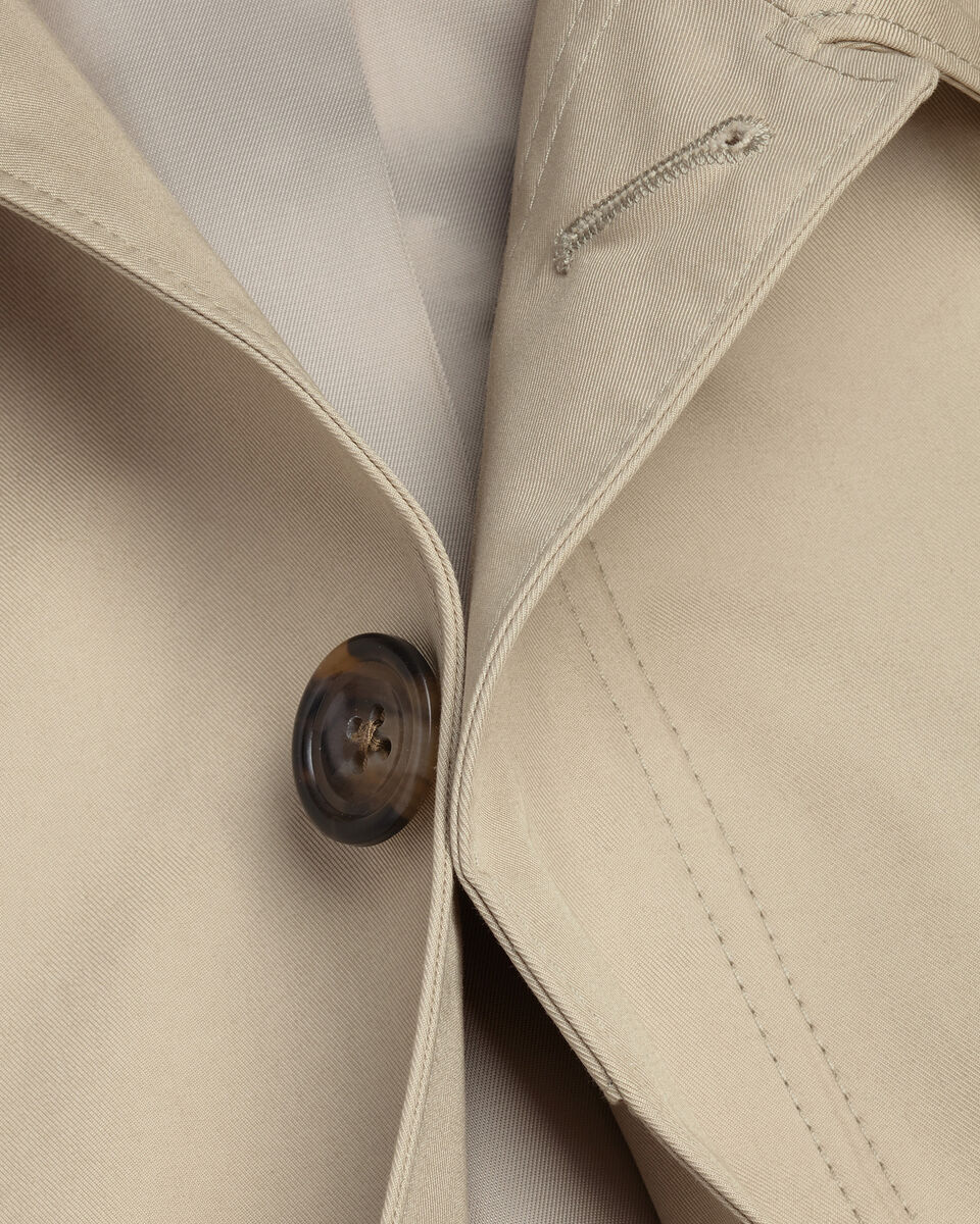 Showerproof Raincoat - Stone