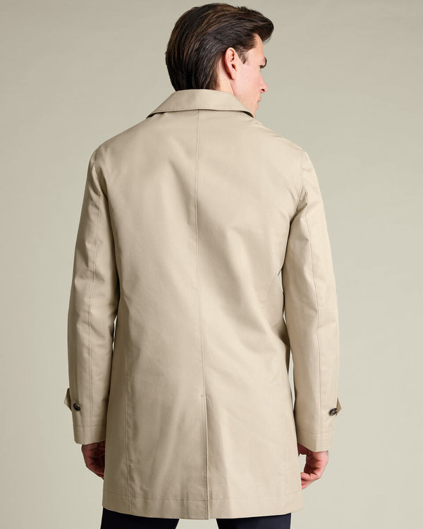 Showerproof Raincoat - Stone